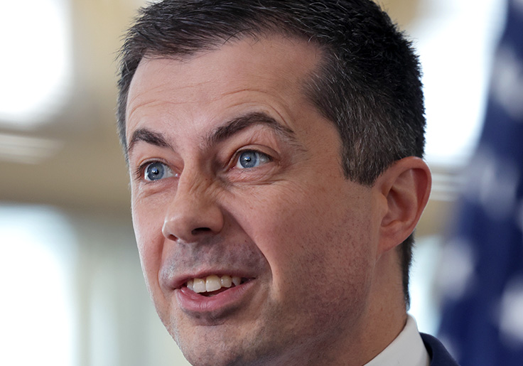 A photo of Pete Buttigieg