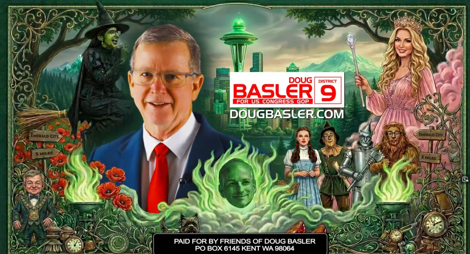 An elaborate AI-generated ad based on the 